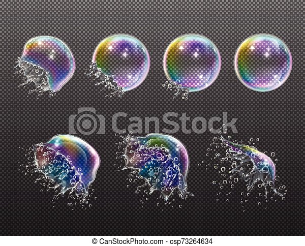 Detail Realistic Bubbles Nomer 8