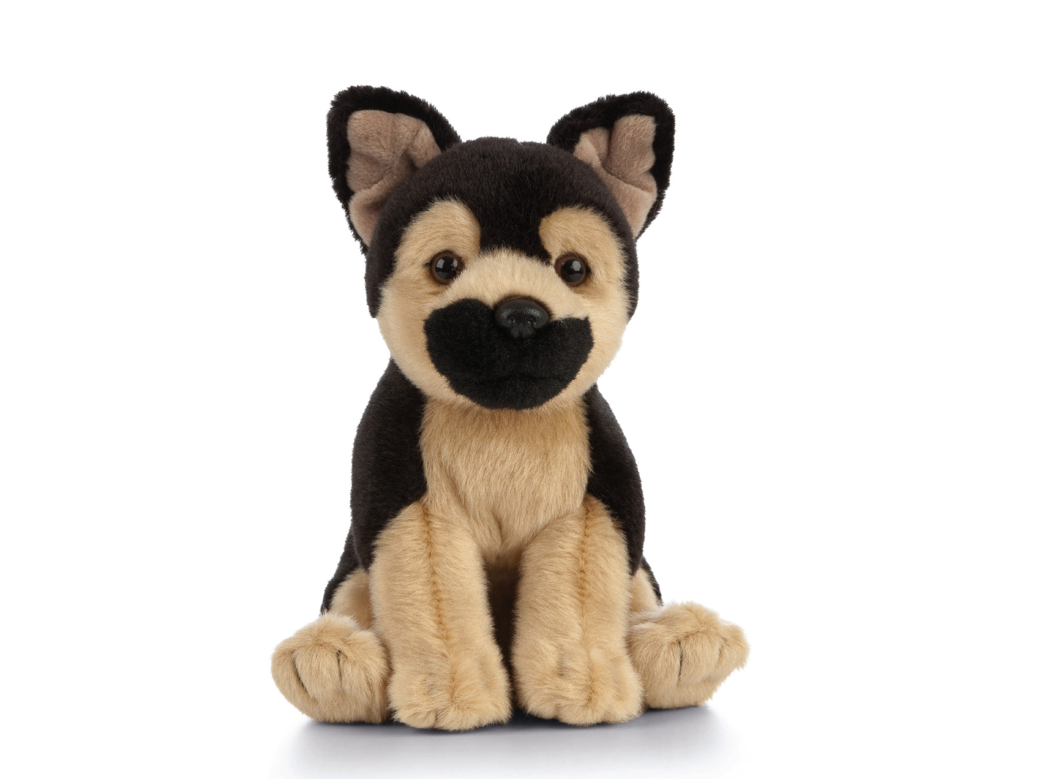 Detail Realistic German Shepherd Plush Toy Nomer 22