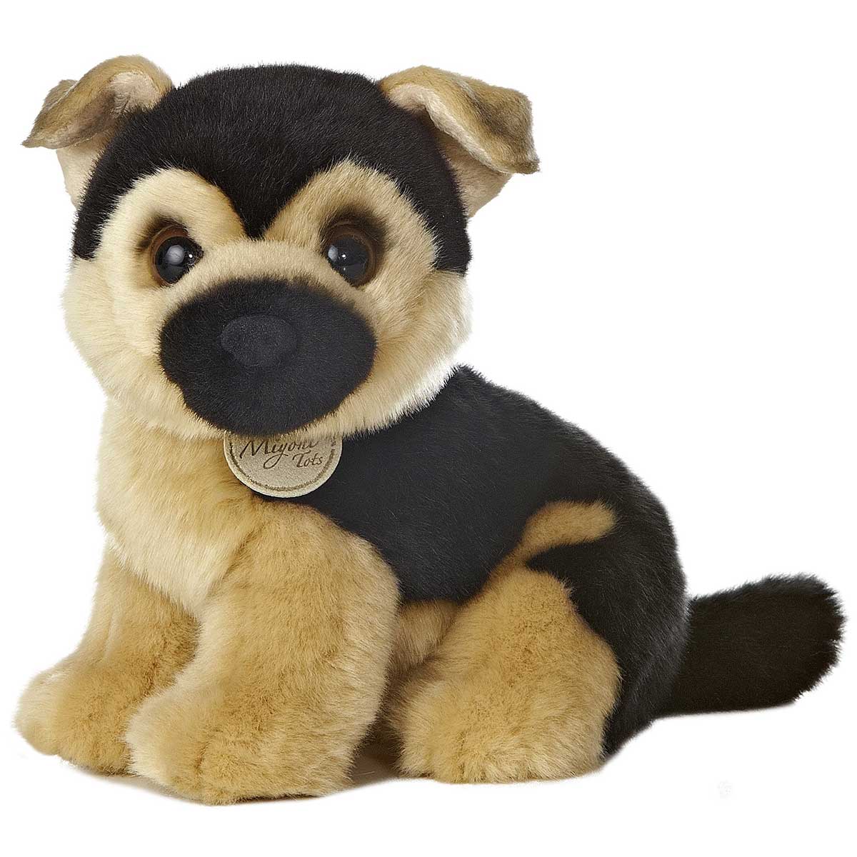 Detail Realistic German Shepherd Plush Toy Nomer 38