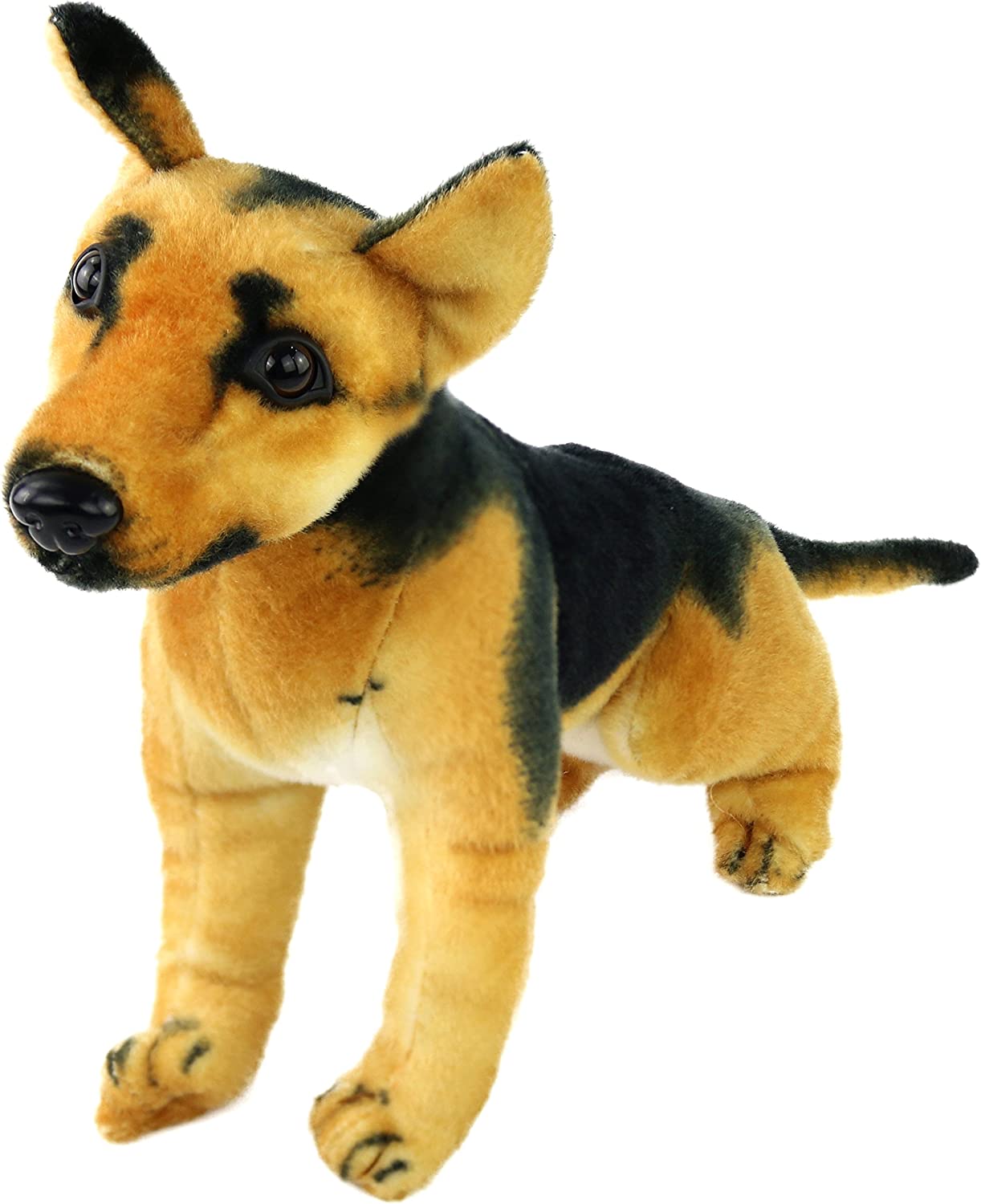 Detail Realistic German Shepherd Plush Toy Nomer 44