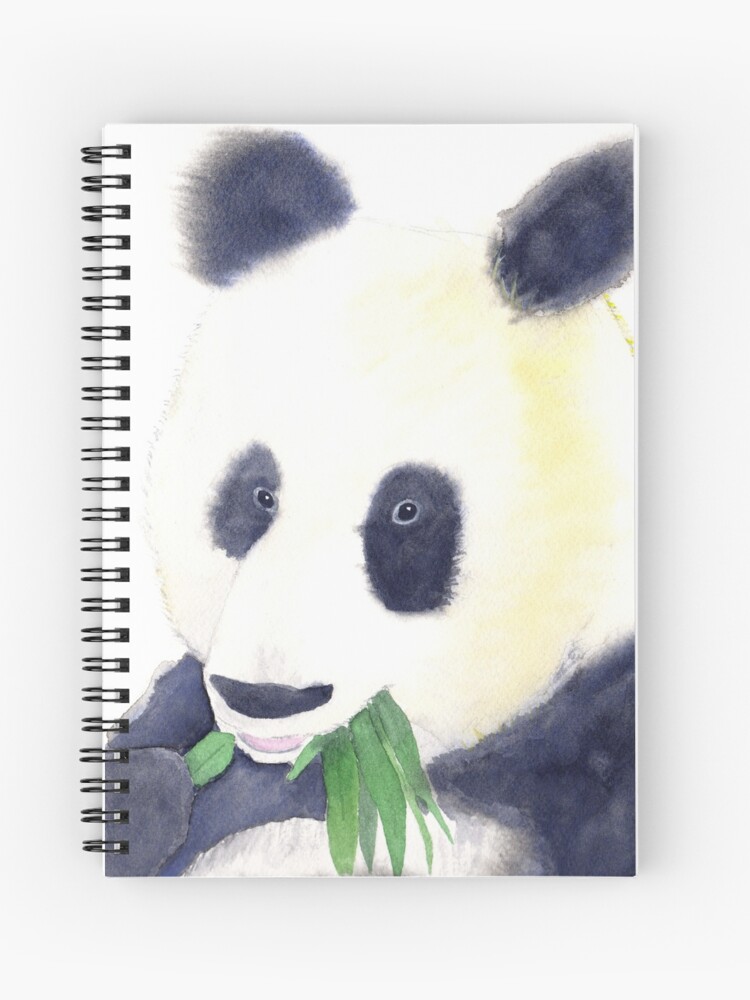 Detail Realistic Panda With Bamboo Drawing Nomer 43