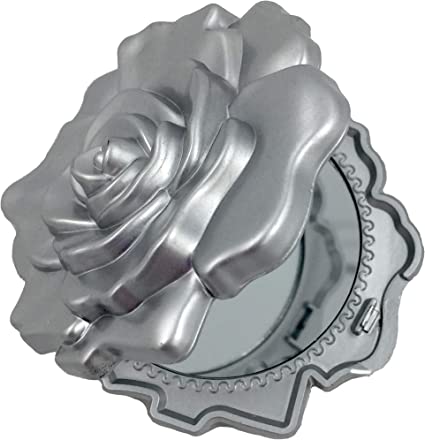 Detail Realistic Rose Design Mirror Compacts Nomer 2