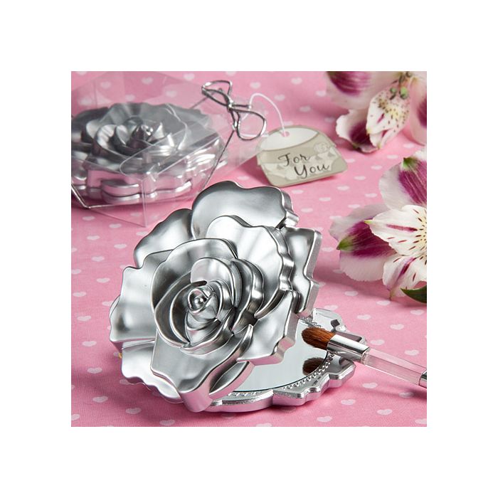 Detail Realistic Rose Design Mirror Compacts Nomer 4
