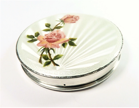 Detail Realistic Rose Design Mirror Compacts Nomer 27