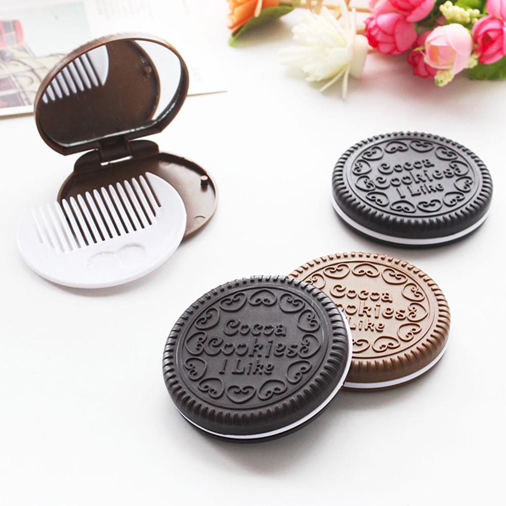 Detail Realistic Rose Design Mirror Compacts Nomer 30