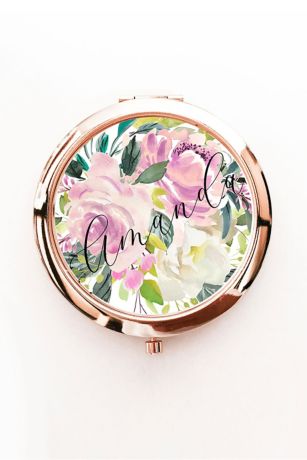 Detail Realistic Rose Design Mirror Compacts Nomer 38