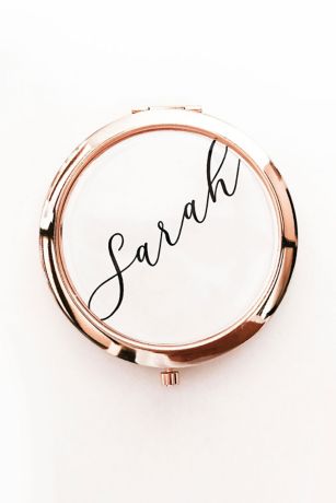 Detail Realistic Rose Design Mirror Compacts Nomer 40
