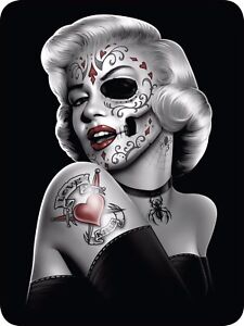 Detail Realistic Sugar Skull Pin Up Nomer 17