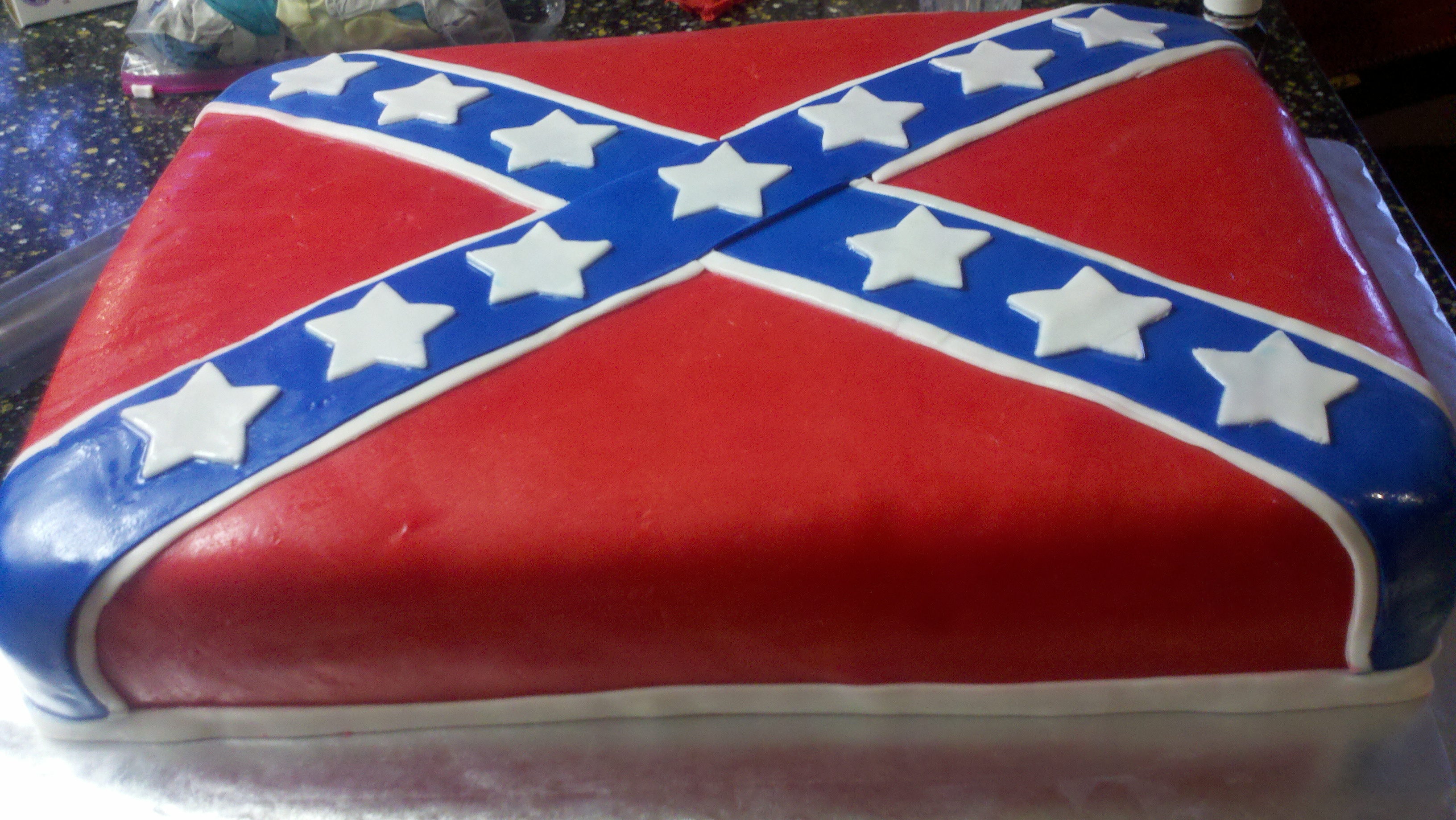 Detail Rebel Flag Wedding Cake Nomer 19