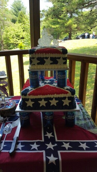 Detail Rebel Flag Wedding Cake Nomer 5