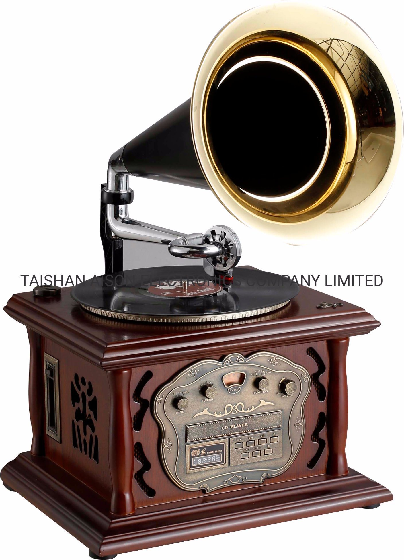 Detail Record Player With Horn Name Nomer 3