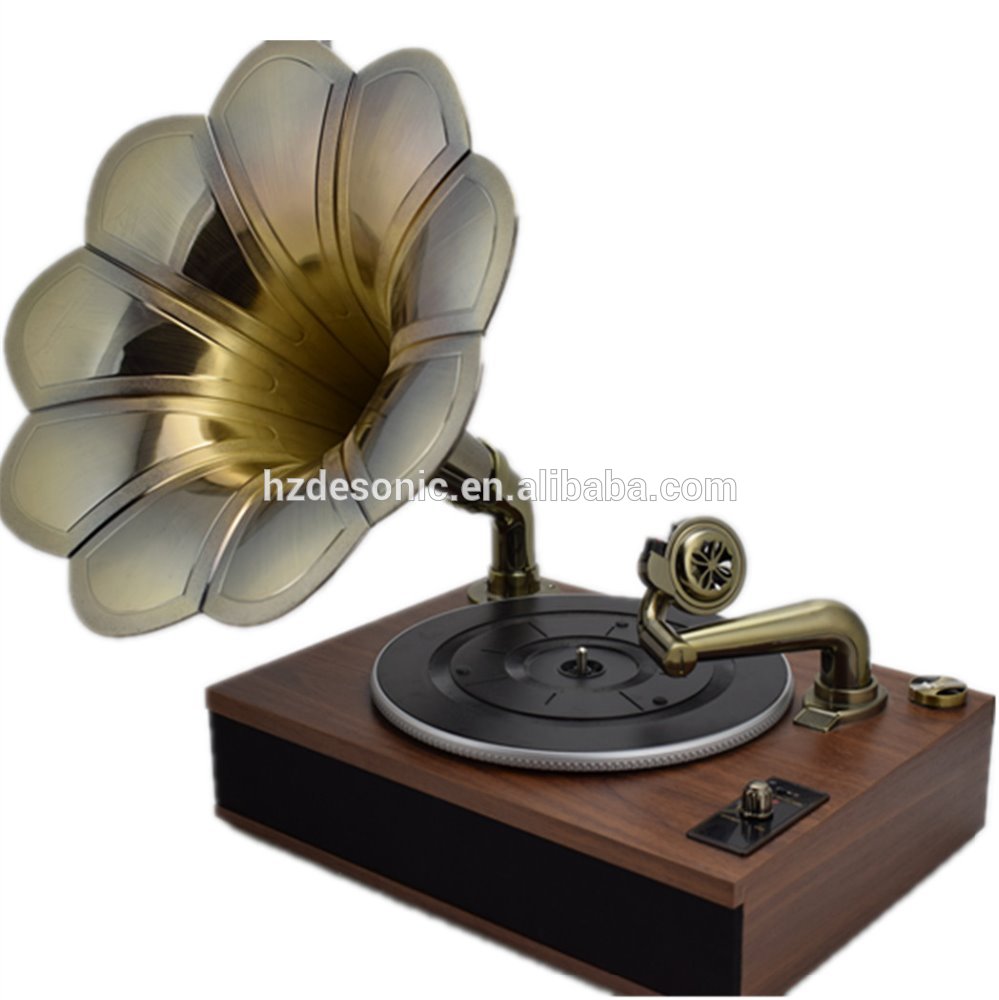 Detail Record Player With Horn Name Nomer 6