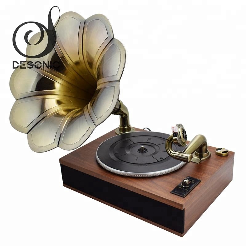 Detail Record Player With Horn Name Nomer 7