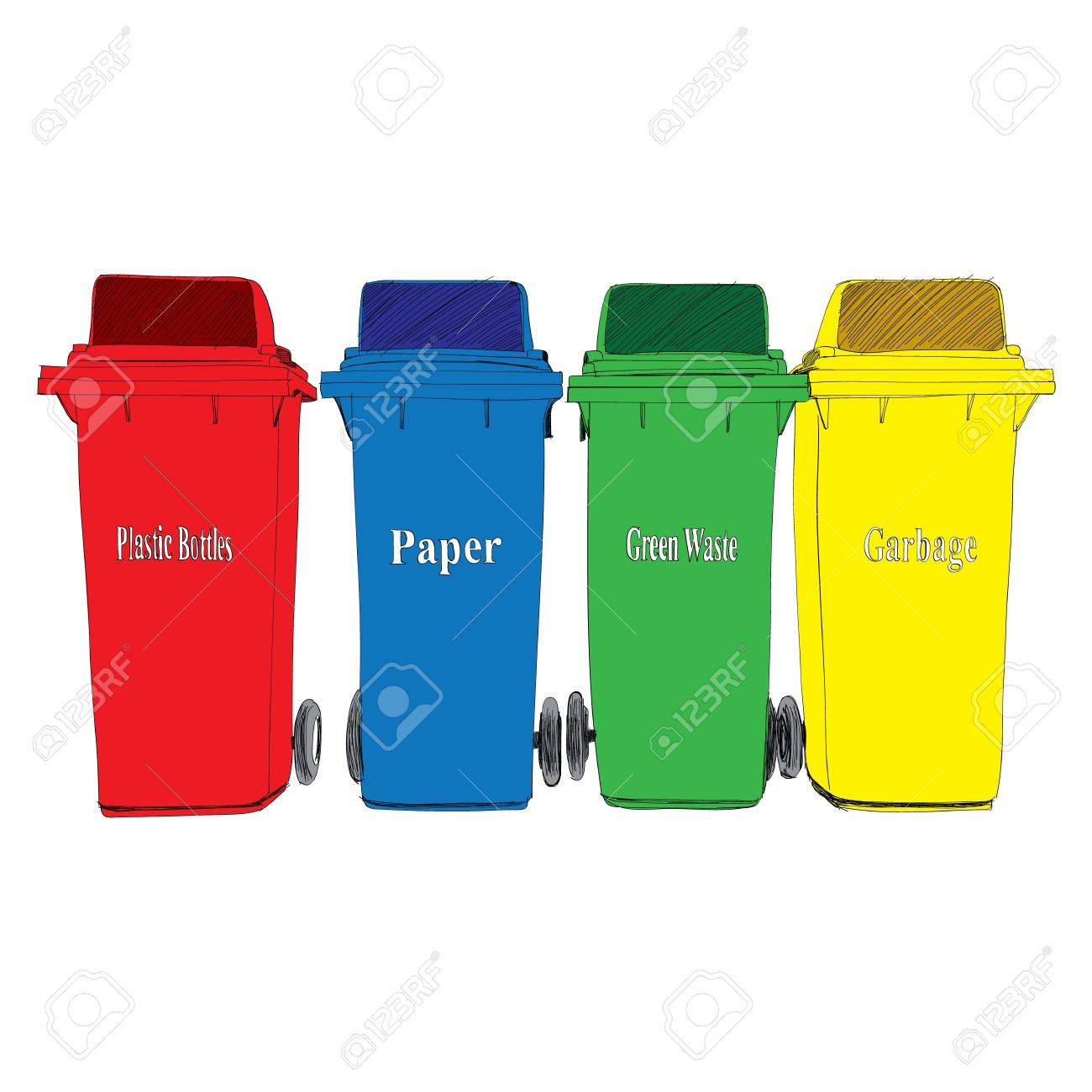 Detail Recycle Bins Clipart Nomer 10