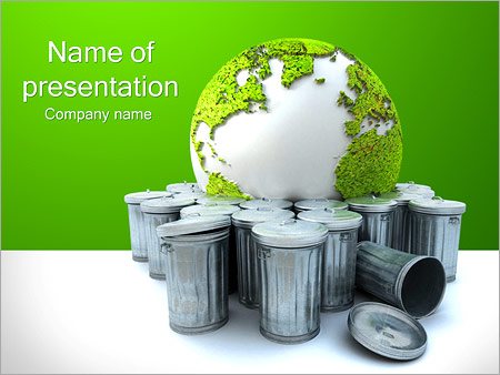 Detail Recycle Powerpoint Template Nomer 13