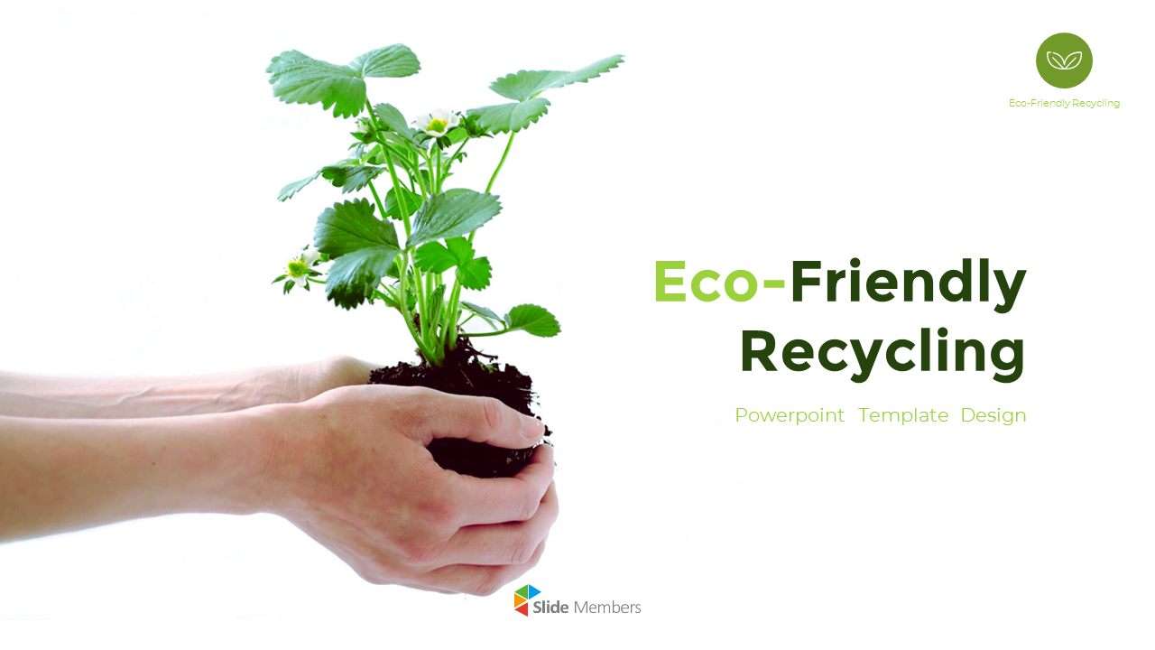 Detail Recycle Powerpoint Template Nomer 17