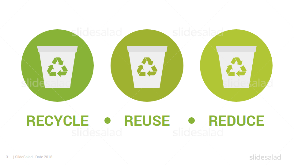 Detail Recycle Powerpoint Template Nomer 19