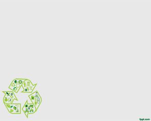 Detail Recycle Powerpoint Template Nomer 24