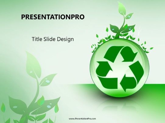 Detail Recycle Powerpoint Template Nomer 26