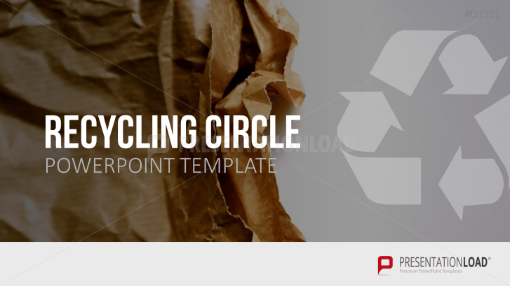 Detail Recycle Powerpoint Template Nomer 28
