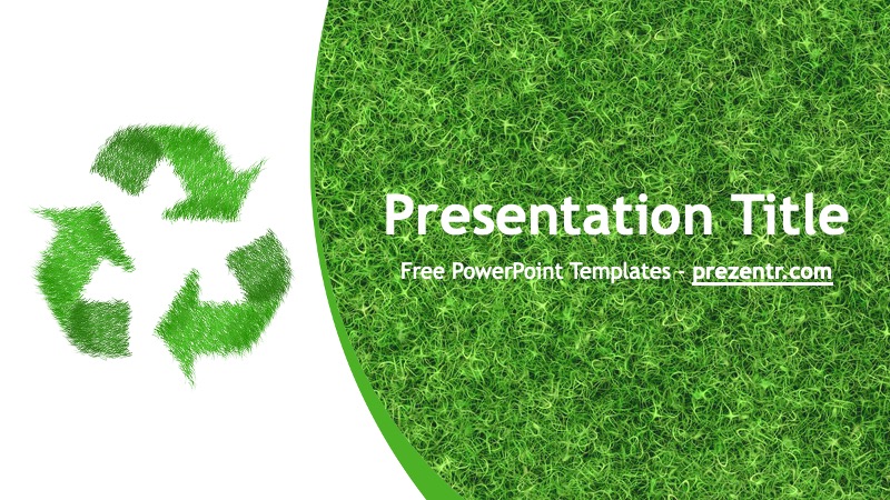 Detail Recycle Powerpoint Template Nomer 4