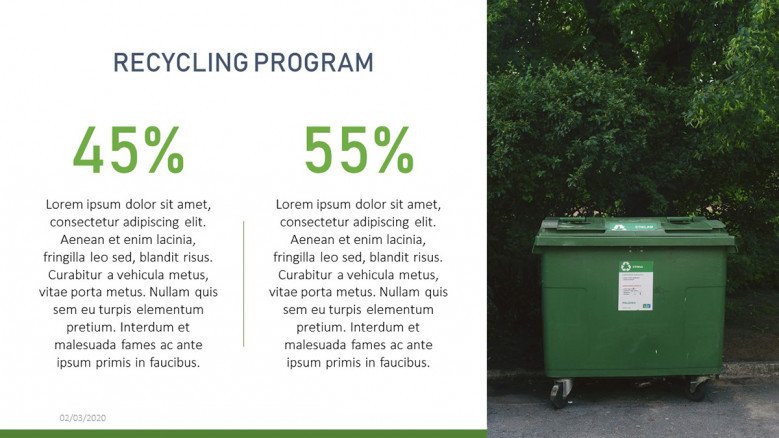 Detail Recycle Powerpoint Template Nomer 38