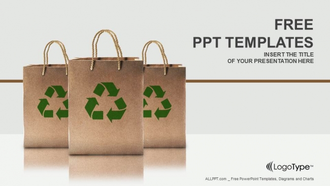 Detail Recycle Powerpoint Template Nomer 45