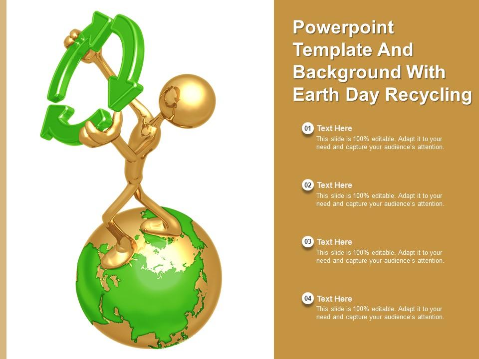 Detail Recycle Powerpoint Template Nomer 46
