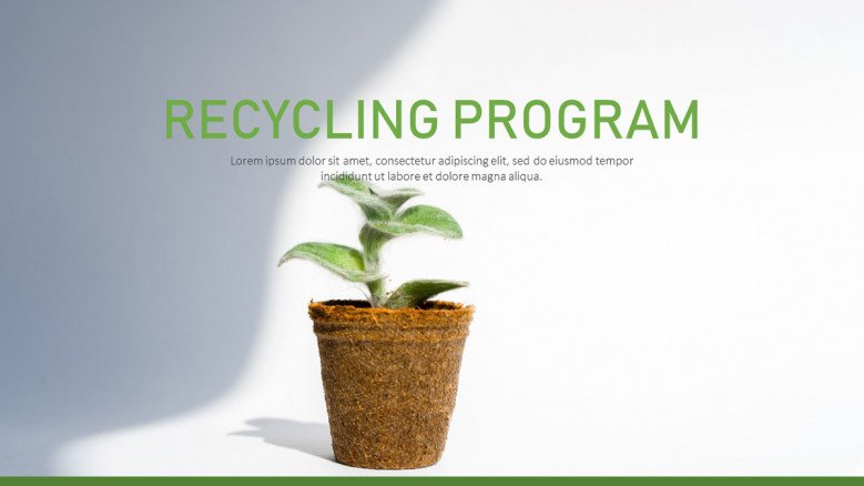 Detail Recycle Powerpoint Template Nomer 53