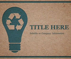 Detail Recycle Powerpoint Template Nomer 10