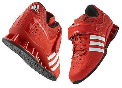 Detail Red Adidas Powerlifting Shoes Nomer 4