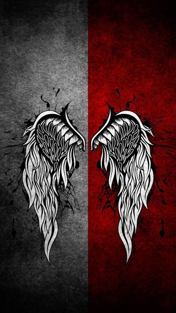 Download Red And Black Angel Wings Nomer 26