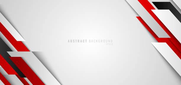 Detail Red And White Abstract Background Nomer 12