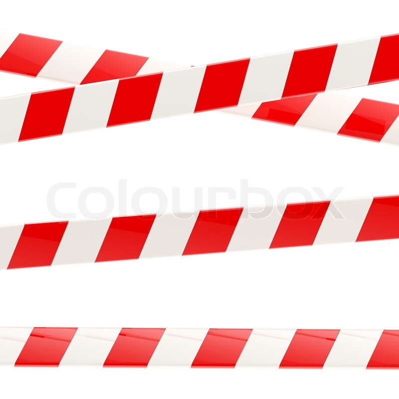 Detail Red And White Police Tape Nomer 2