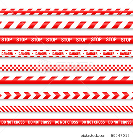 Detail Red And White Police Tape Nomer 38