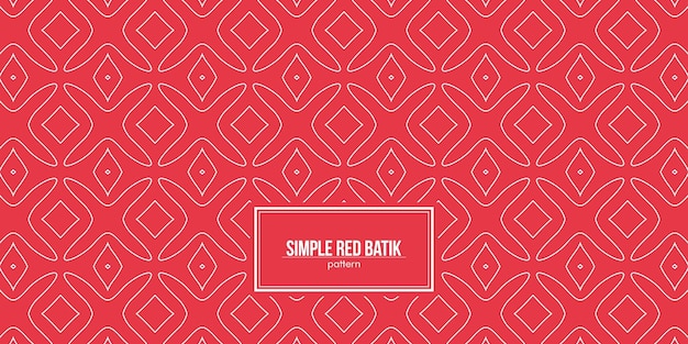 Detail Red Batik Background Nomer 19