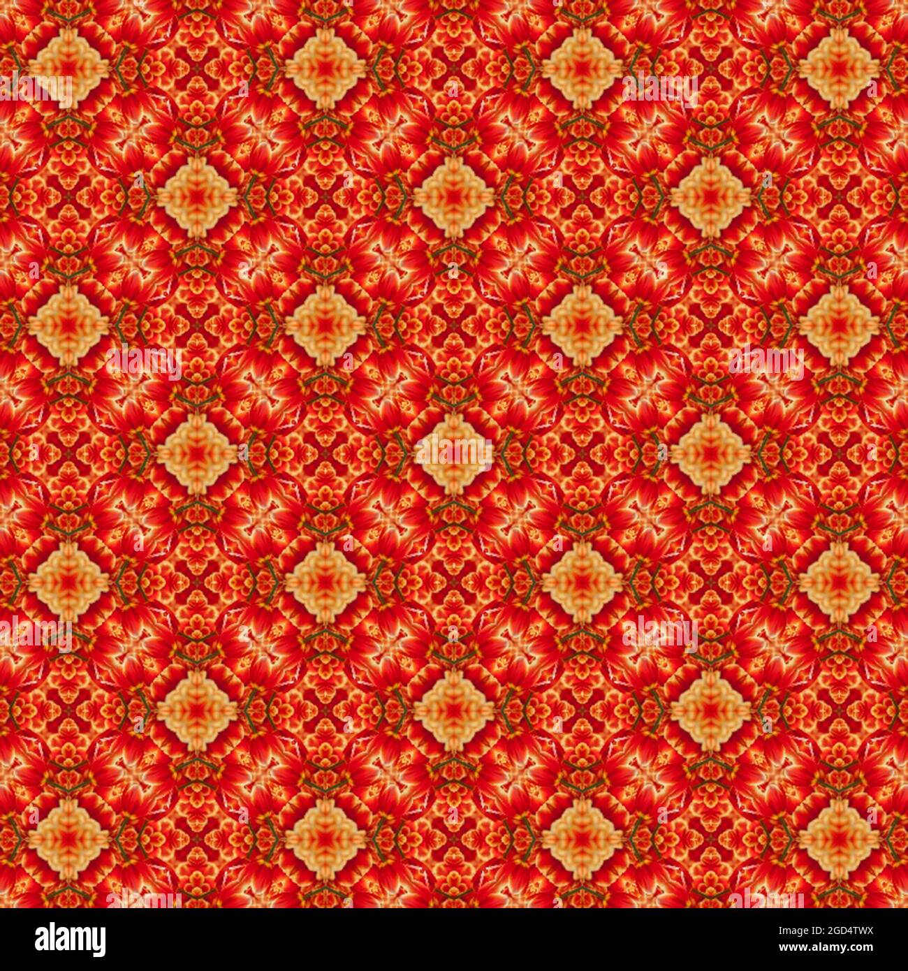 Detail Red Batik Background Nomer 24