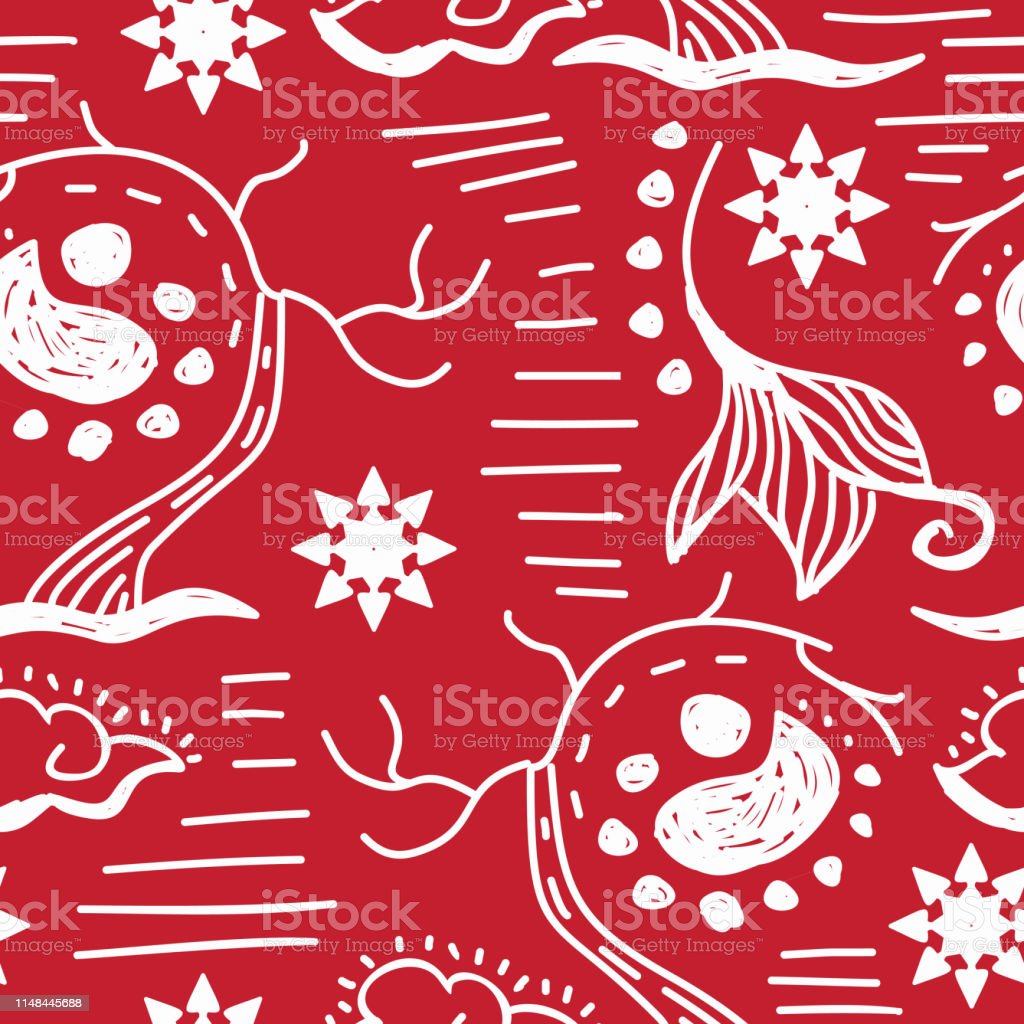 Detail Red Batik Background Nomer 37