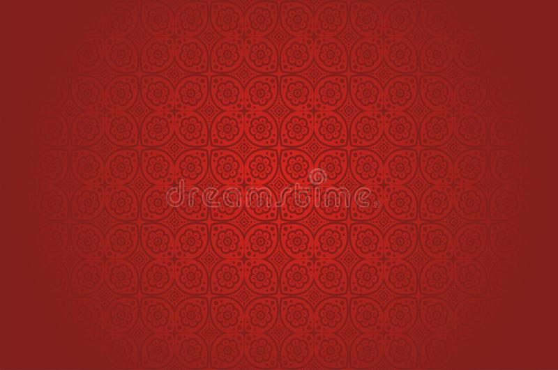 Detail Red Batik Background Nomer 10