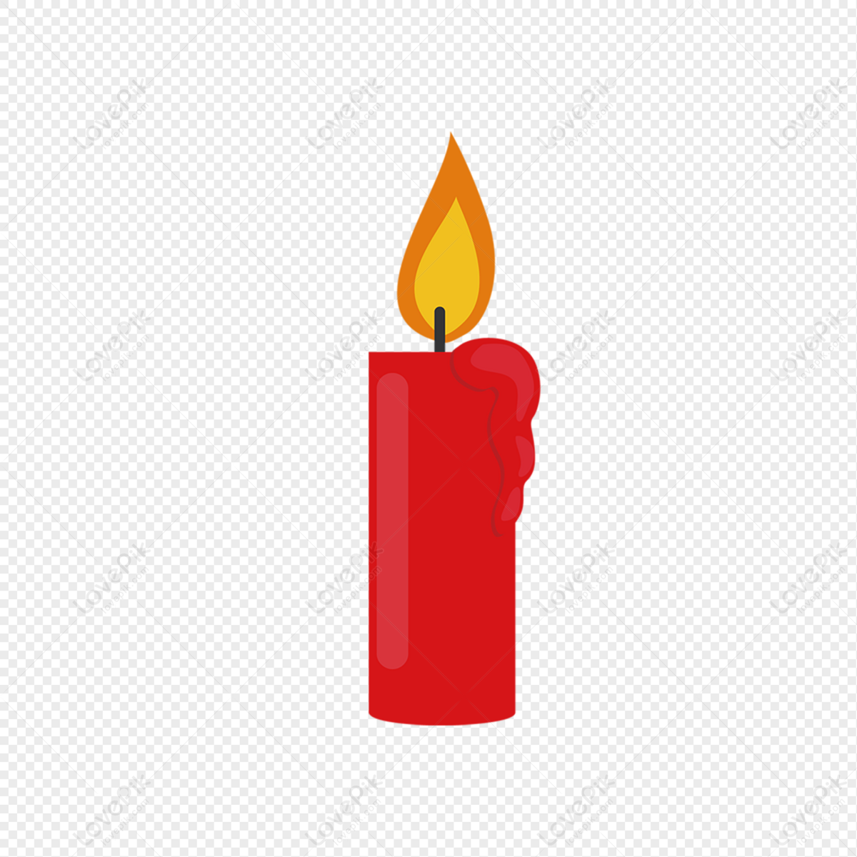 Detail Red Candle Png Nomer 25