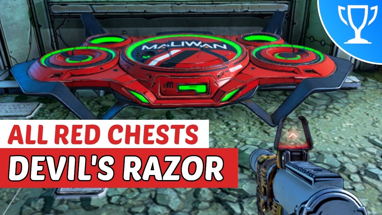 Detail Red Chests Devils Razor Nomer 4