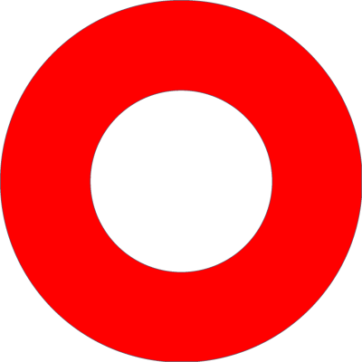 Download Red Circle Transparent Nomer 34