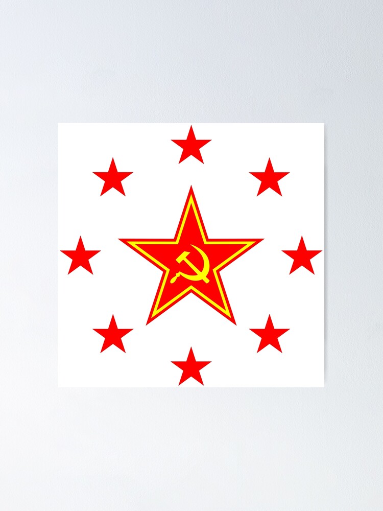 Detail Red Communist Star Nomer 31