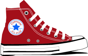 Red Converse Clipart - KibrisPDR