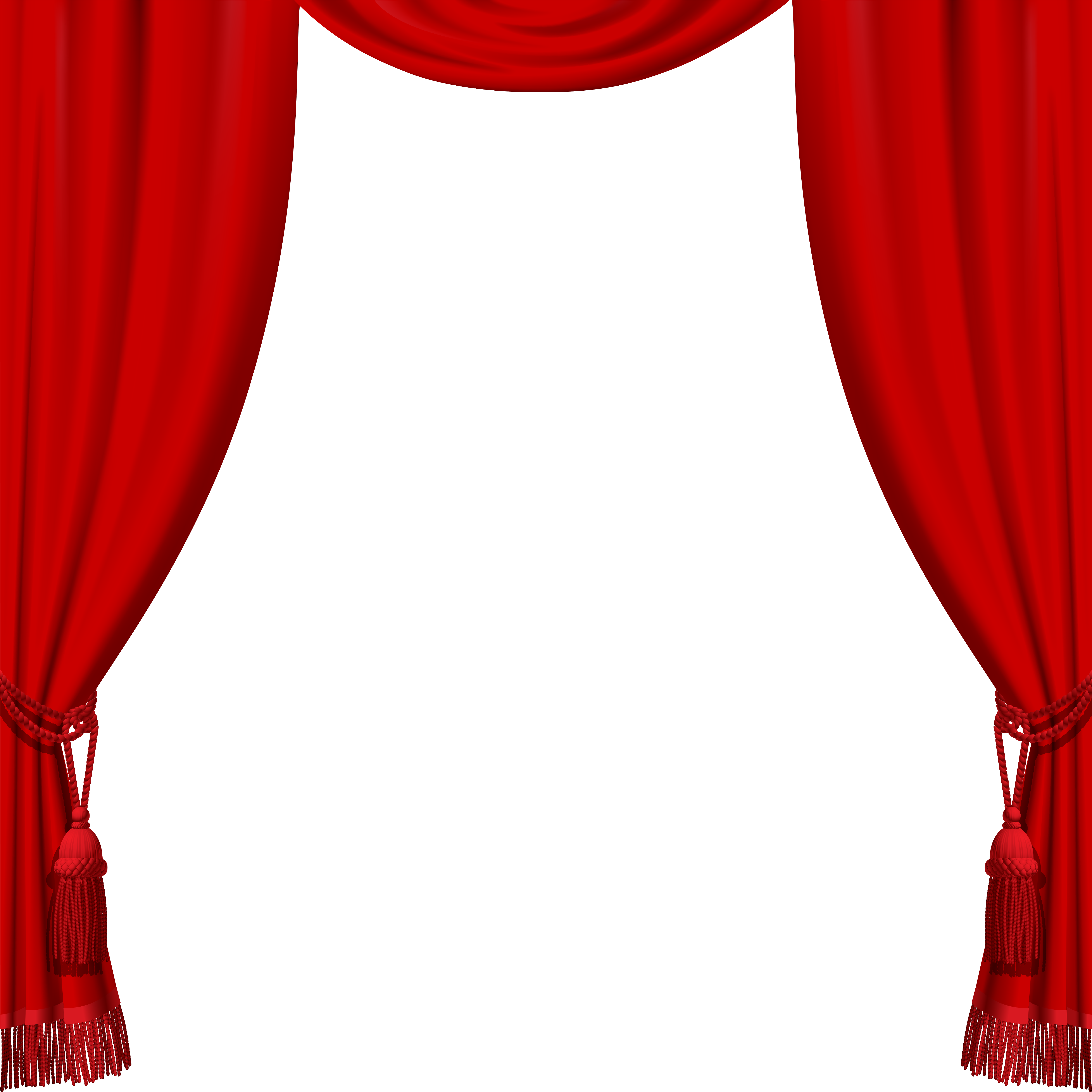 Detail Red Curtains Transparent Background Nomer 12