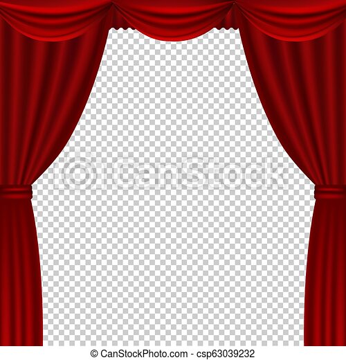 Detail Red Curtains Transparent Background Nomer 15