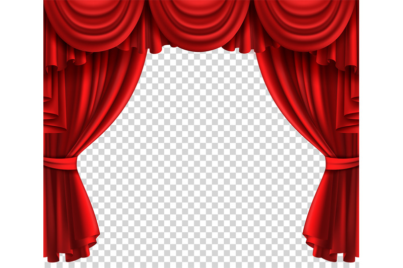 Detail Red Curtains Transparent Background Nomer 19