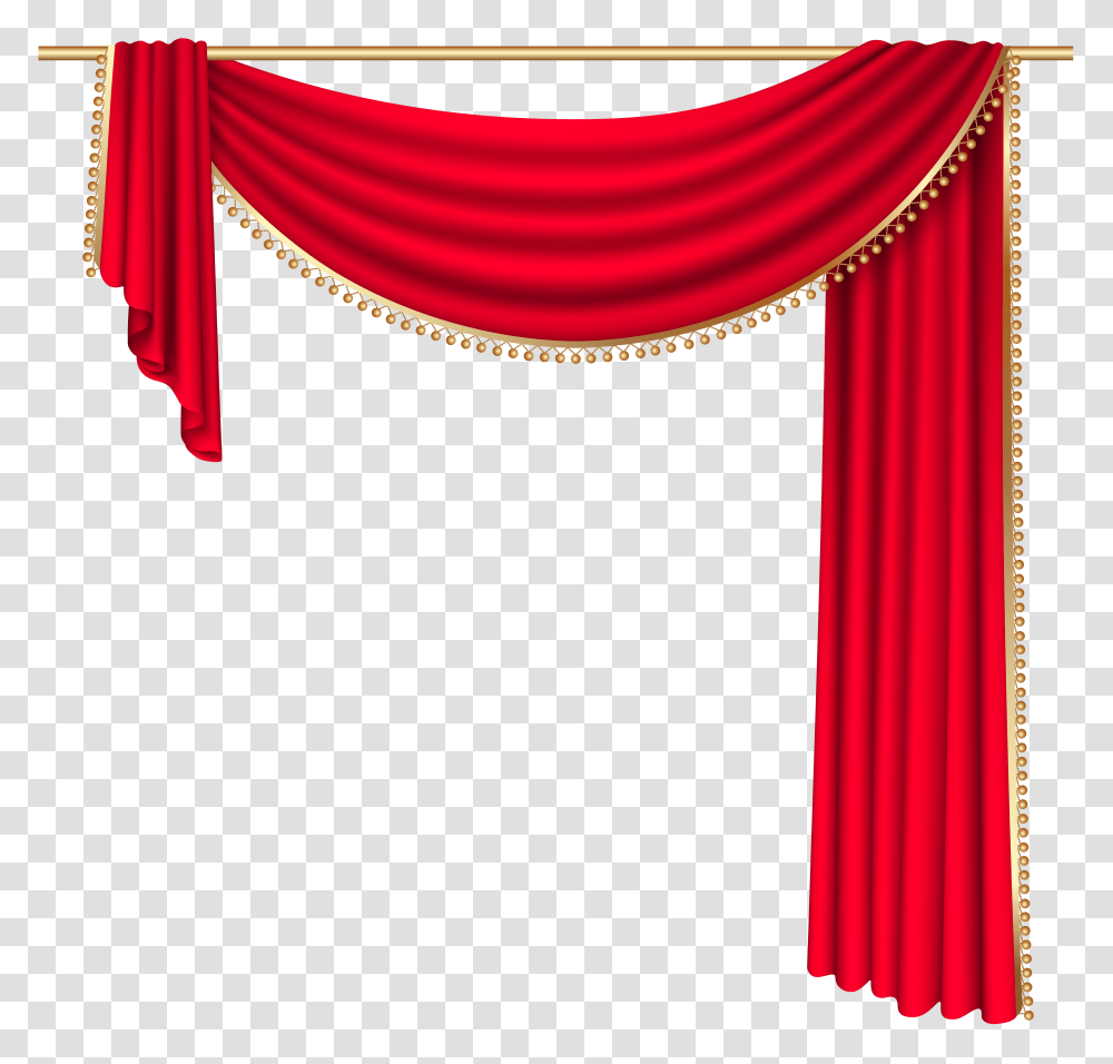 Detail Red Curtains Transparent Background Nomer 25