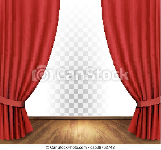 Detail Red Curtains Transparent Background Nomer 27