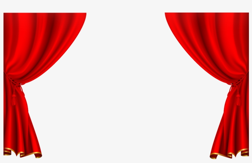 Detail Red Curtains Transparent Background Nomer 5